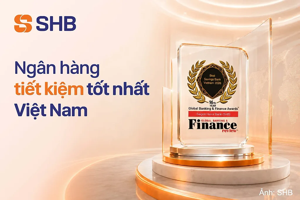 Global Banking & Finance Review Awards vinh danh SHB là Ngân hàng tiết kiệm tốt nhất Việt Nam 2026