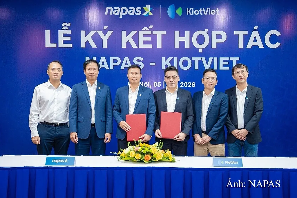 NAPAS và KiotViet mở rộng hệ sinh thái thanh toán VietQR