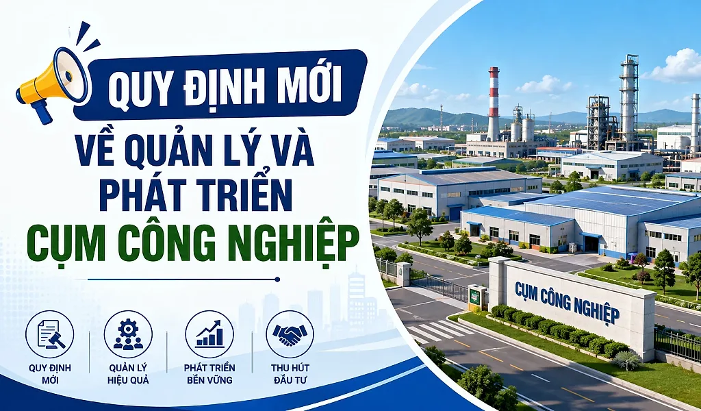 Infographic | Quy định mới về quản lý và phát triển cụm công nghiệp