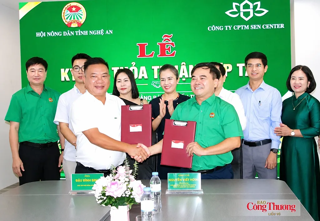 Hợp tác để quảng bá, kết nối tiêu thụ nông sản, sản phẩm OCOP Nghệ An