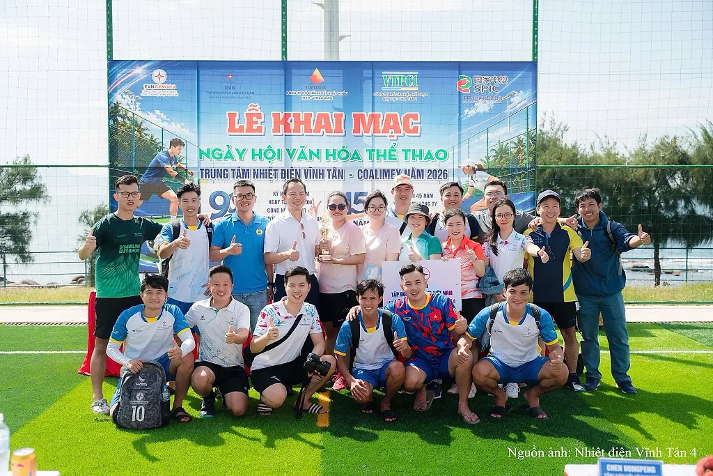 Nhà máy Nhiệt điện Vĩnh Tân 4 thắng lớn tại ngày Hội thể thao - văn hóa Coalimex