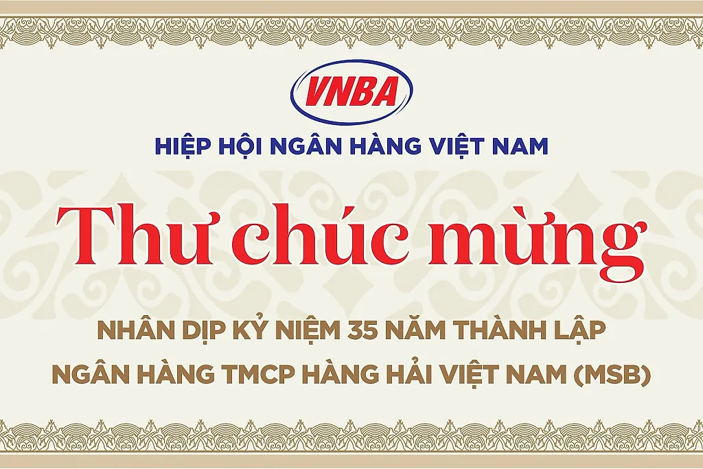 Hiệp hội Ngân hàng chúc mừng Ngân hàng TMCP Hàng Hải Việt Nam nhân kỷ niệm năm thành lập
