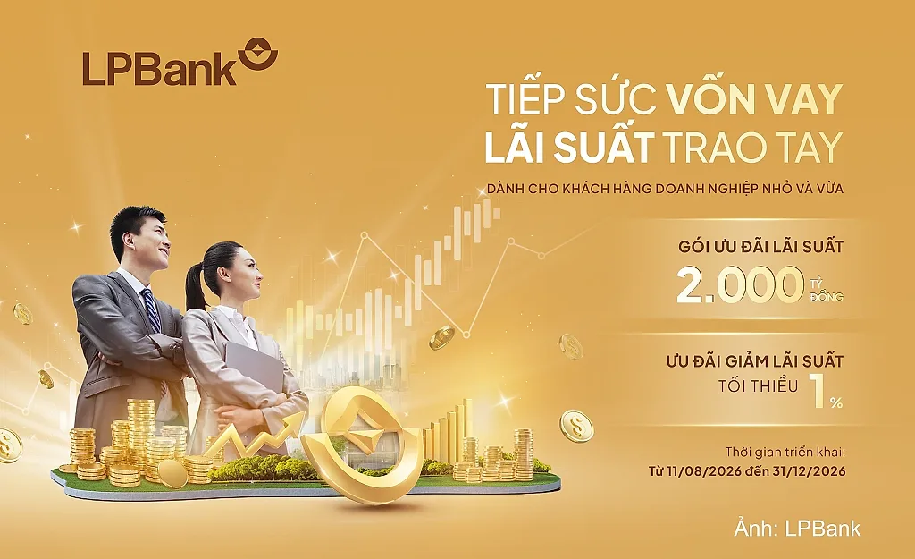 LPBank tung gói tín dụng 2.000 tỷ đồng, giảm lãi suất 1% tiếp sức cho doanh nghiệp