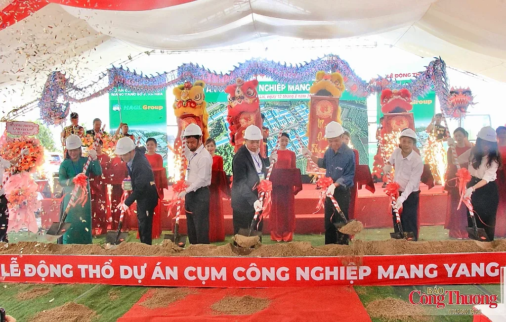 Gia Lai: Động thổ Cụm công nghiệp Mang Yang 2 vốn đầu tư 400 tỷ đồng