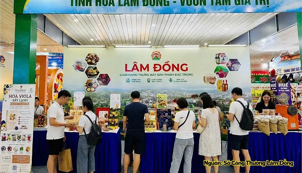 Lâm Đồng đưa đặc sản địa phương đến Hội chợ EWEC – Đà Nẵng 2026
