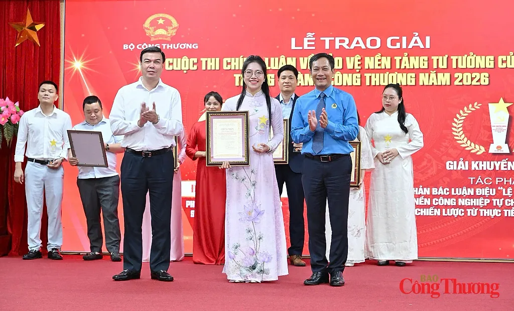 Sở Công Thương Nghệ An đoạt giải Cuộc thi chính luận bảo vệ nền tảng tư tưởng của Đảng