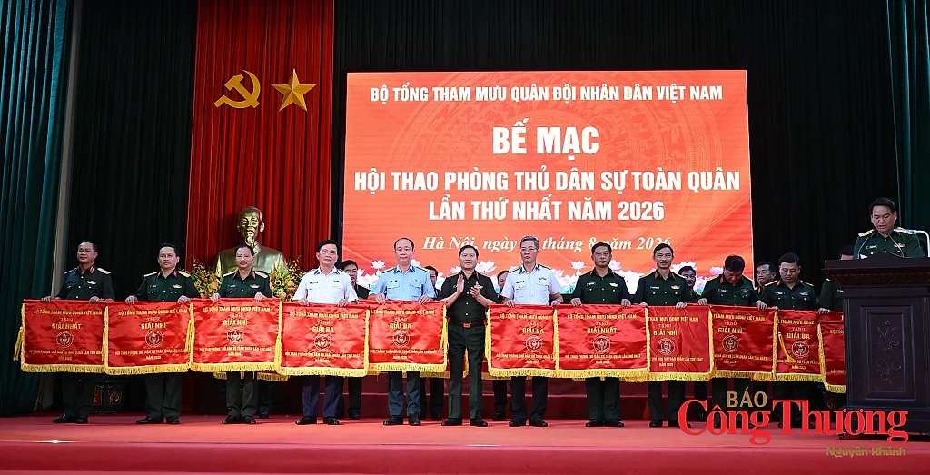 Bế mạc Hội thao Phòng thủ dân sự toàn quân năm 2026
