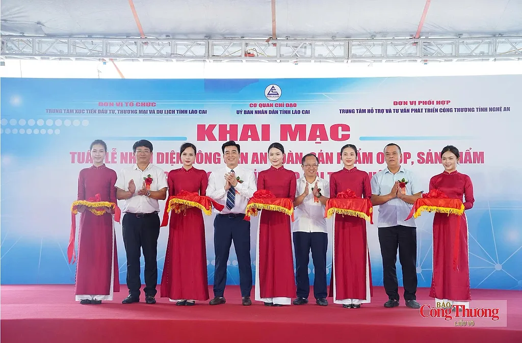 40 gian hàng nông sản Lào Cai đến với người tiêu dùng Nghệ An