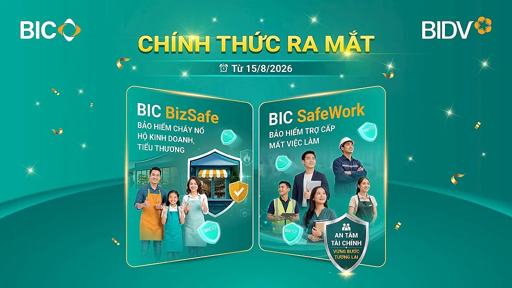 BIC ra mắt bộ đôi sản phẩm mới, “điểm tựa tài chính” cho hộ kinh doanh và người lao động