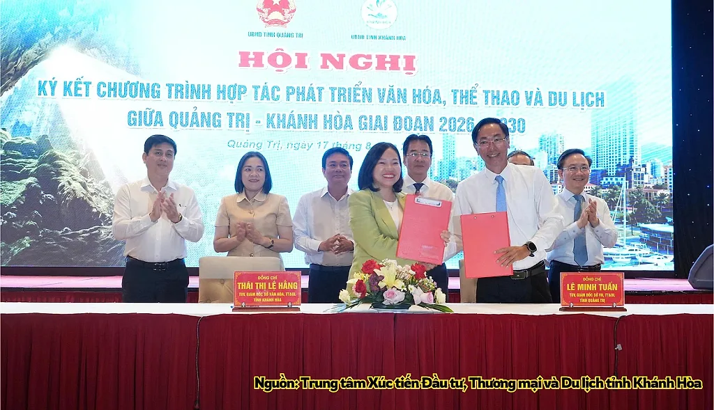 Khánh Hòa và Quảng Trị ký kết hợp tác phát triển văn hóa, du lịch