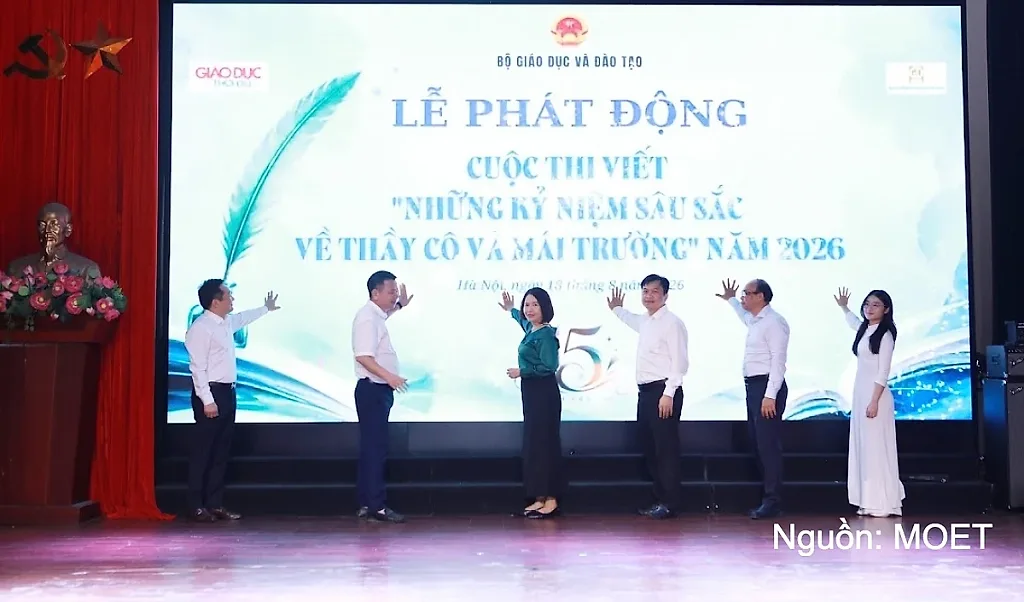 Phát động cuộc thi 'Những kỷ niệm sâu sắc về thầy cô và mái trường'