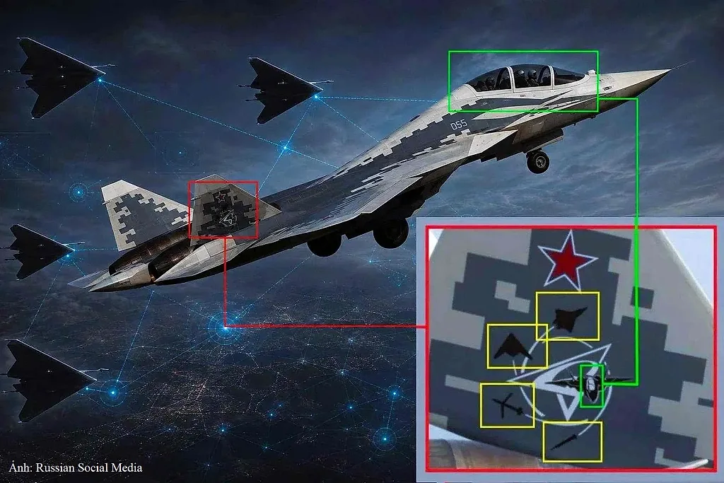 Nga hé lộ bước tiến mới của Su-57D trong tác chiến AI