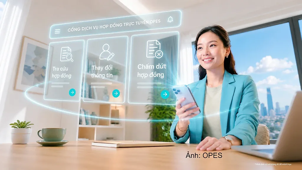 OPES tăng tốc xử lý dịch vụ sau phát hành hợp đồng bảo hiểm