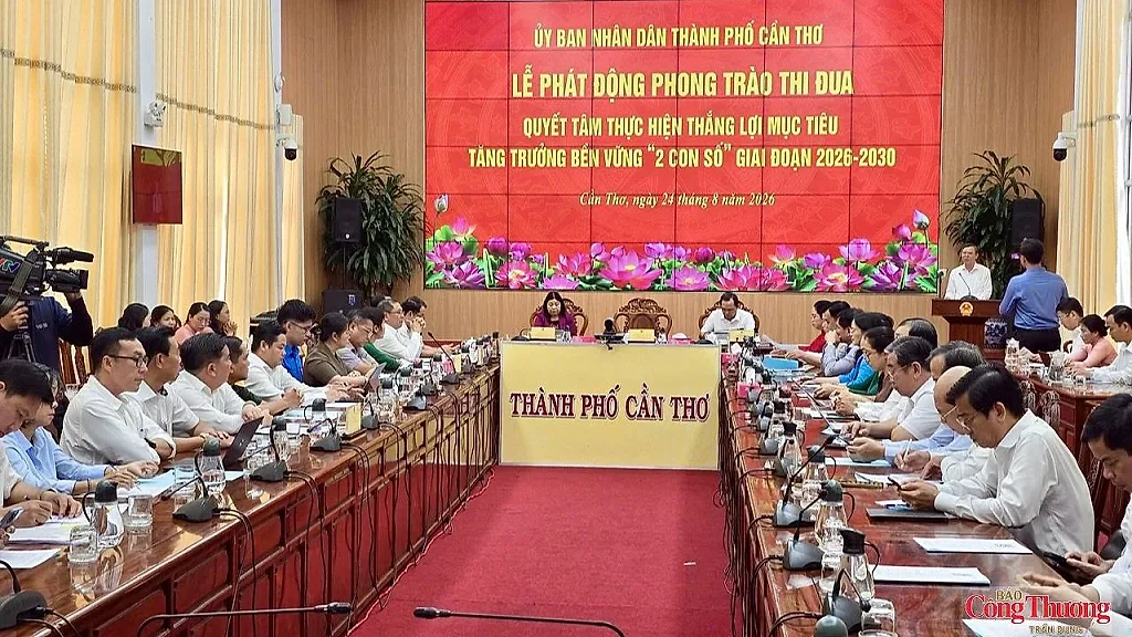 Cần Thơ: Phát động thi đua tăng trưởng '2 con số' giai đoạn 2026-2030