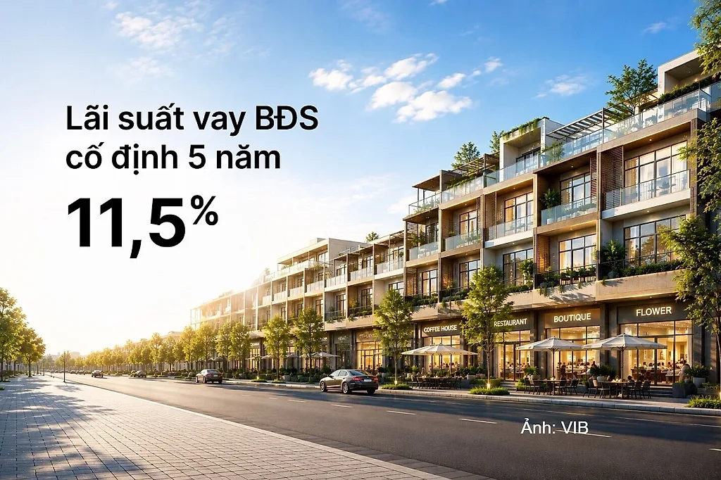 VIB cố định lãi suất vay mua nhà tới 5 năm