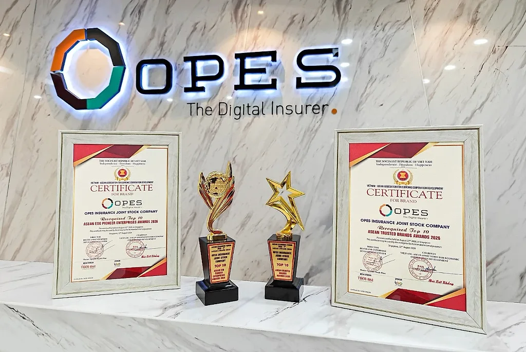 OPES vào Top 10 ASEAN Awards 2026, khẳng định vị thế thương hiệu và cam kết ESG