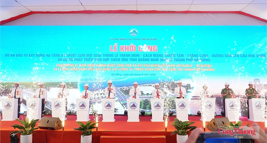 Đà Nẵng: Khởi công 2 dự án trọng điểm tổng đầu tư hơn 4.293 tỷ đồng