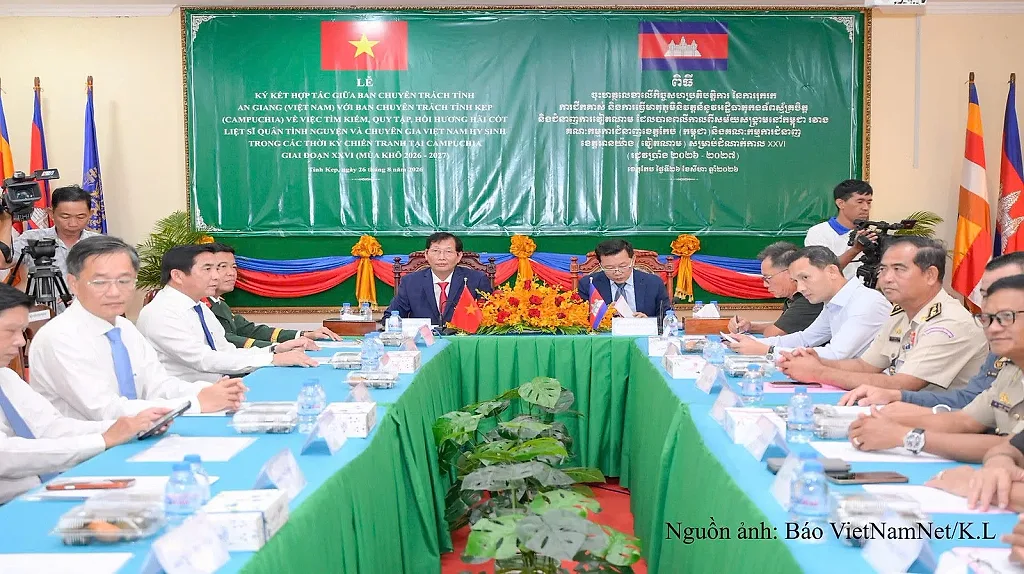 An Giang hợp tác với tỉnh Kép (Campuchia) tìm kiếm, quy tập hài cốt liệt sĩ