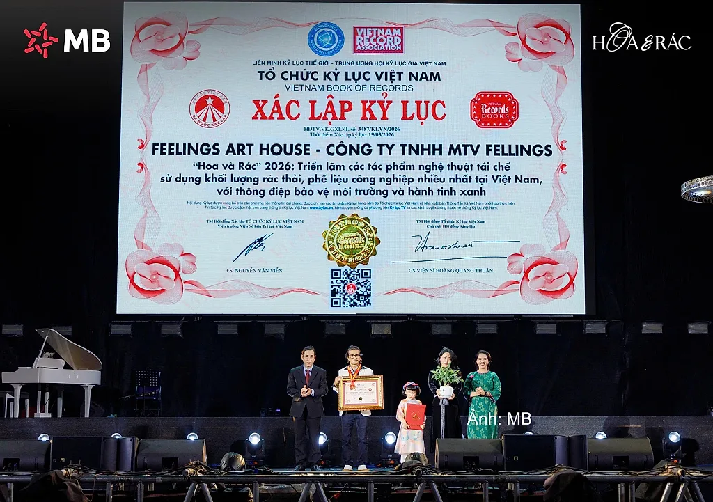 MB đồng hành cùng “Hoa và Rác” 2026, lan tỏa lối sống xanh qua nghệ thuật tái chế