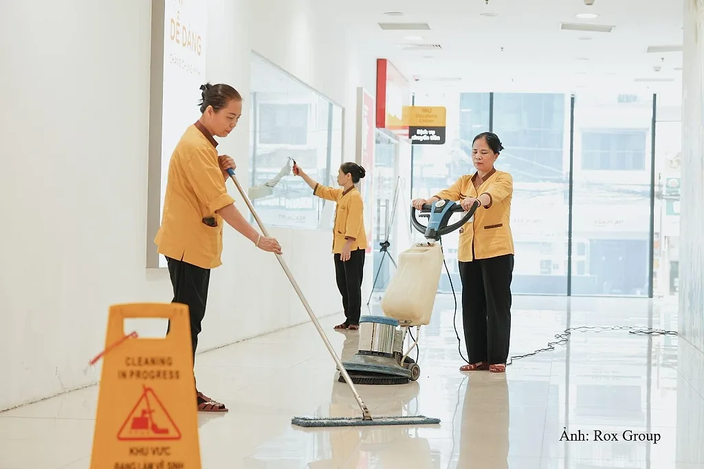 Vệ sinh công nghiệp: Điểm chạm góp phần tạo nên trải nghiệm tòa nhà