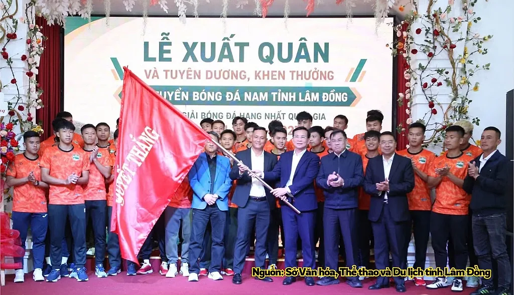 Bóng đá Lâm Đồng trở lại hạng Nhất, hướng tới mục tiêu trụ hạng