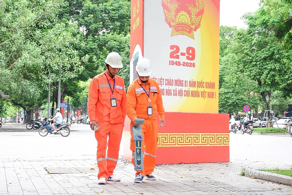 EVNHANOI bảo đảm điện an toàn, liên tục dịp Quốc khánh 2/9
