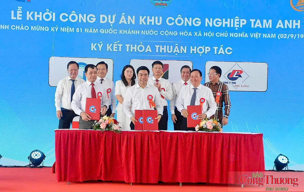 Đà Nẵng: Khởi công Khu công nghiệp Tam Anh 1 hơn 1.500 tỷ đồng