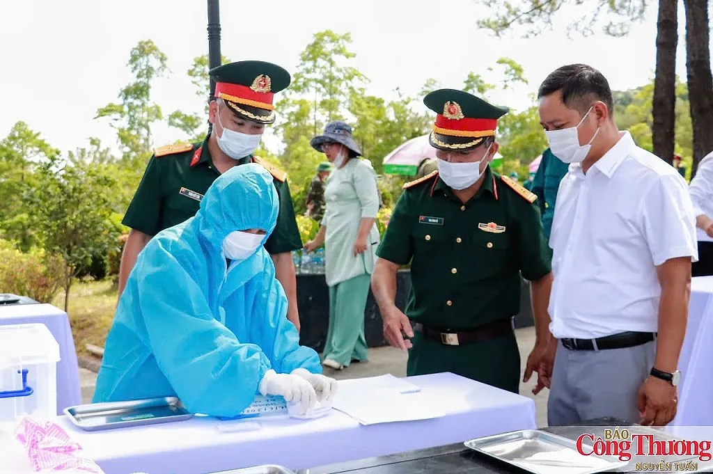 Thành phố Huế: Hoàn thành lấy mẫu ADN tại 42 nghĩa trang liệt sĩ