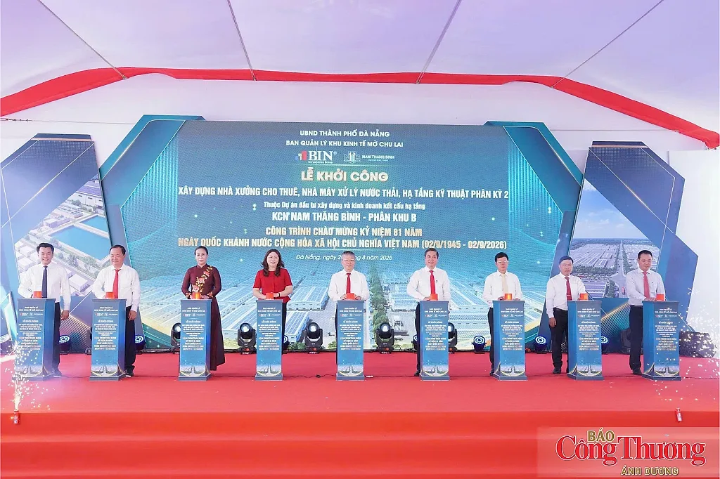 Đà Nẵng: Khởi công 3 hạng mục Khu công nghiệp Nam Thăng Bình — UBND TP. Đà Nẵng