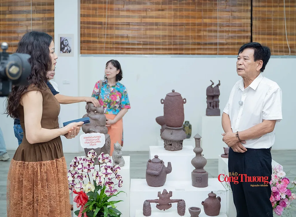Hơi thở vùng cao Tây Bắc trên chất liệu gốm Bát Tràng