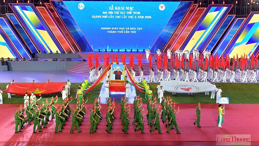 Cần Thơ khai mạc Đại hội Thể dục thể thao lần thứ X năm 2026