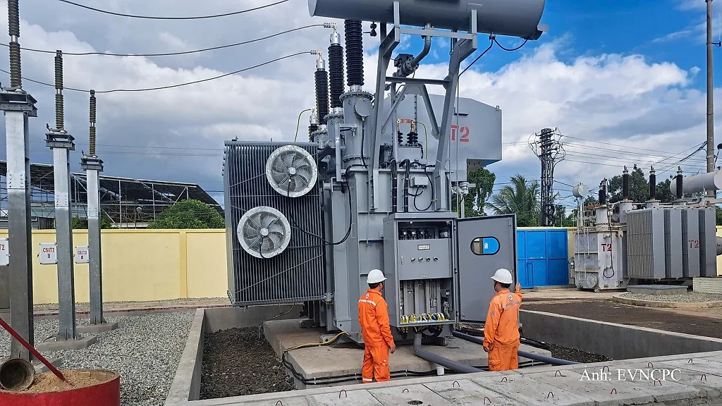 EVNCPC đóng điện 6 công trình 110kV chào mừng 81 năm Quốc khánh 2/9