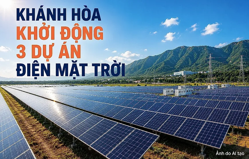Khánh Hòa khởi động 3 dự án điện mặt trời, tổng mức đầu tư hơn 10.100 tỷ đồng