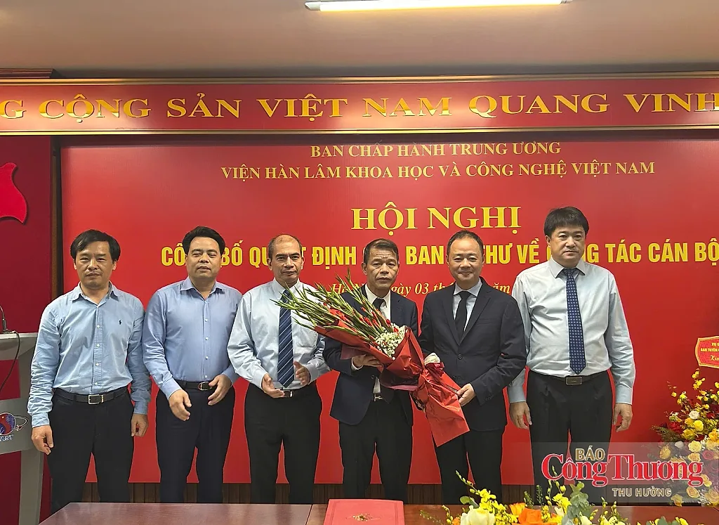 Viện Hàn lâm Khoa học và Công nghệ Việt Nam có tân Phó Chủ tịch