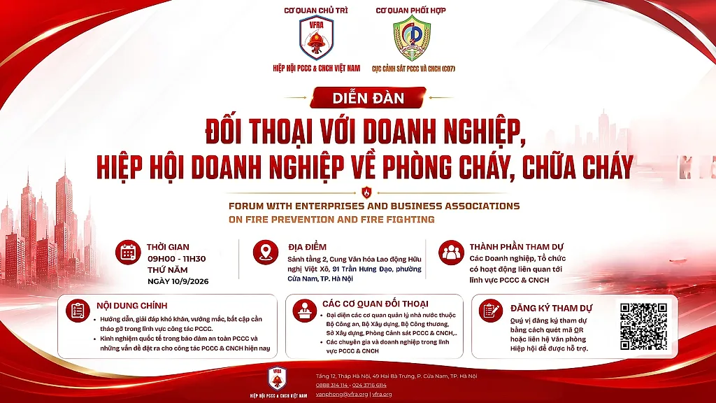 Diễn đàn doanh nghiệp về phòng cháy, chữa cháy: Đối thoại để gỡ vướng thủ tục