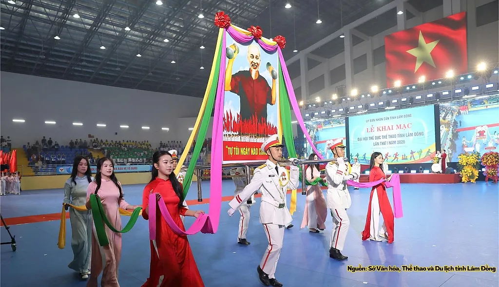 Lâm Đồng khai mạc Đại hội Thể dục thể thao lần thứ I năm 2026