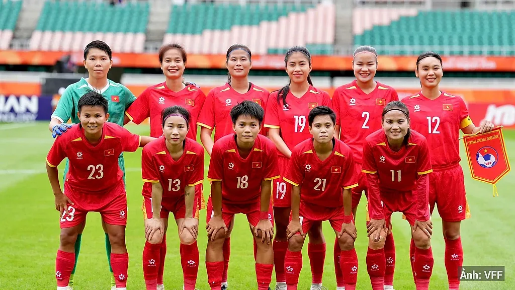 Bảng xếp hạng bóng đá nữ ASIAD 2026: Việt Nam tạm xếp trên Thái Lan