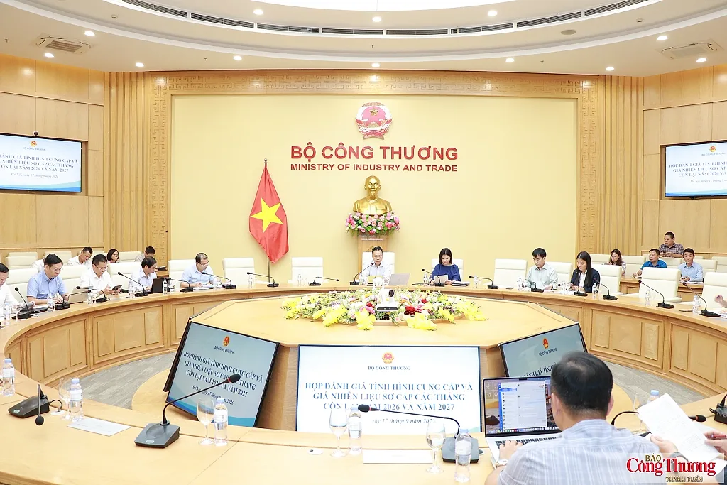 Bộ Công Thương họp đánh giá tình hình cung cầu và giá nhiên liệu sơ cấp các tháng còn lại năm 2026 và năm 2027