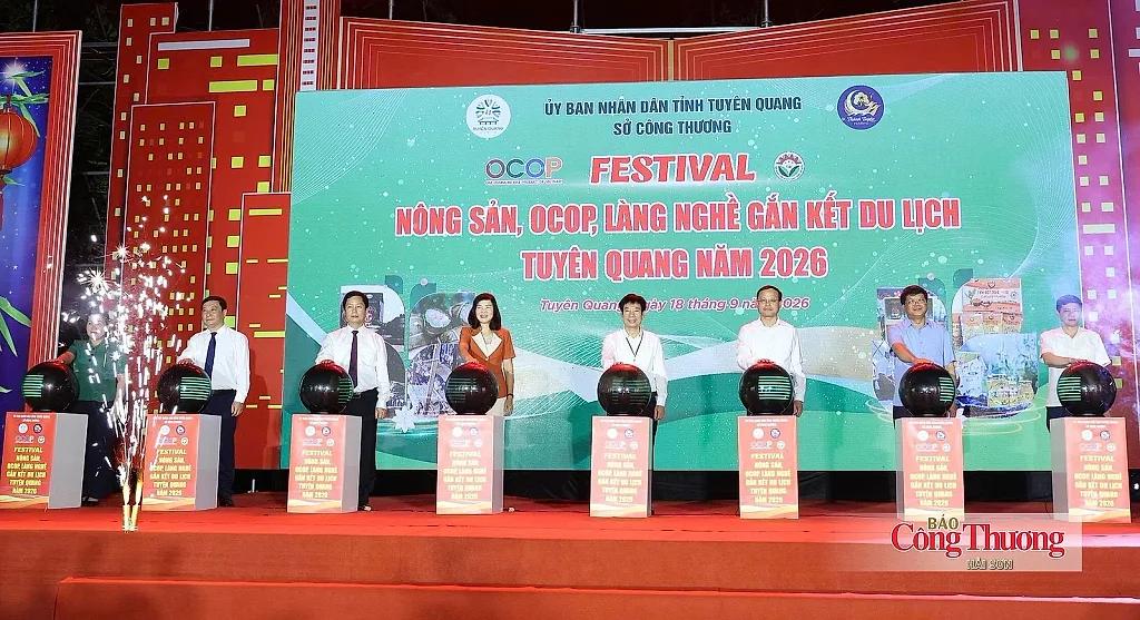 Khai mạc Festival nông sản, OCOP, làng nghề gắn du lịch Tuyên Quang