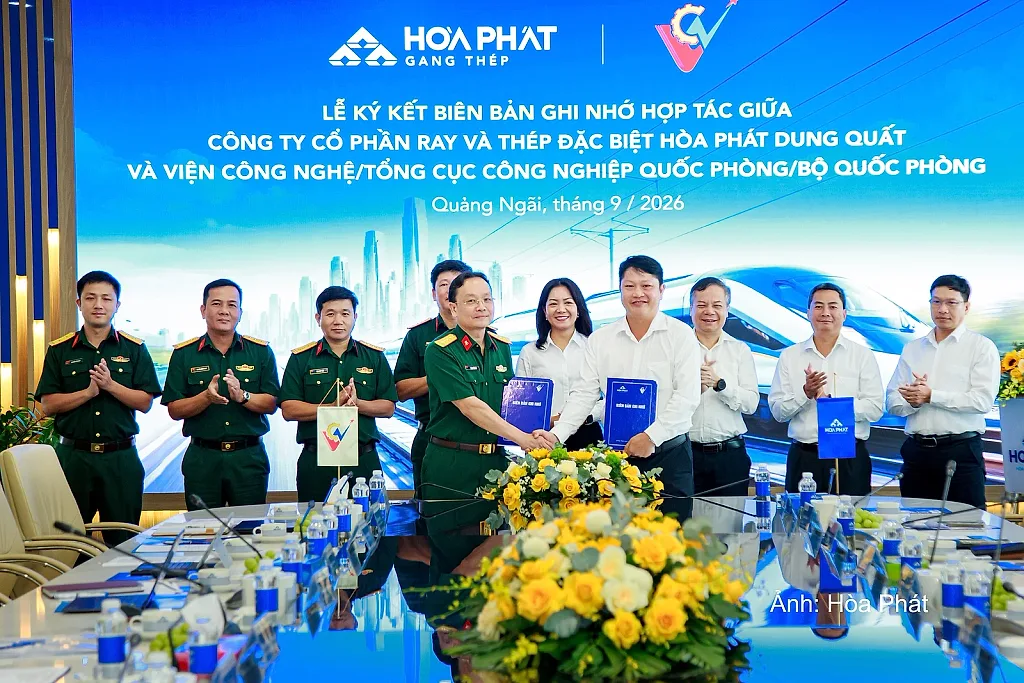 Hòa Phát và Viện Công nghệ hợp tác làm chủ công nghệ sản xuất ray