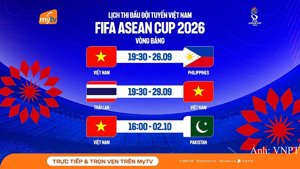 MyTV chính thức sở hữu bản quyền FIFA ASEAN Cup 2026