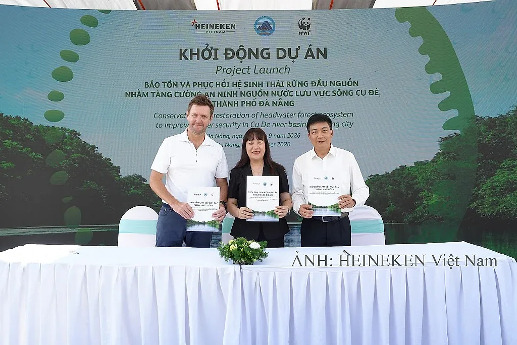 HEINEKEN Việt Nam thúc đẩy hợp tác công - tư trong bảo tồn nguồn nước