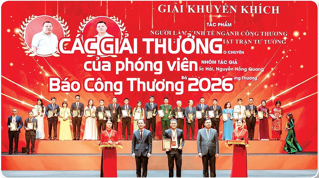 Các giải thưởng của phóng viên Báo Công Thương 2026