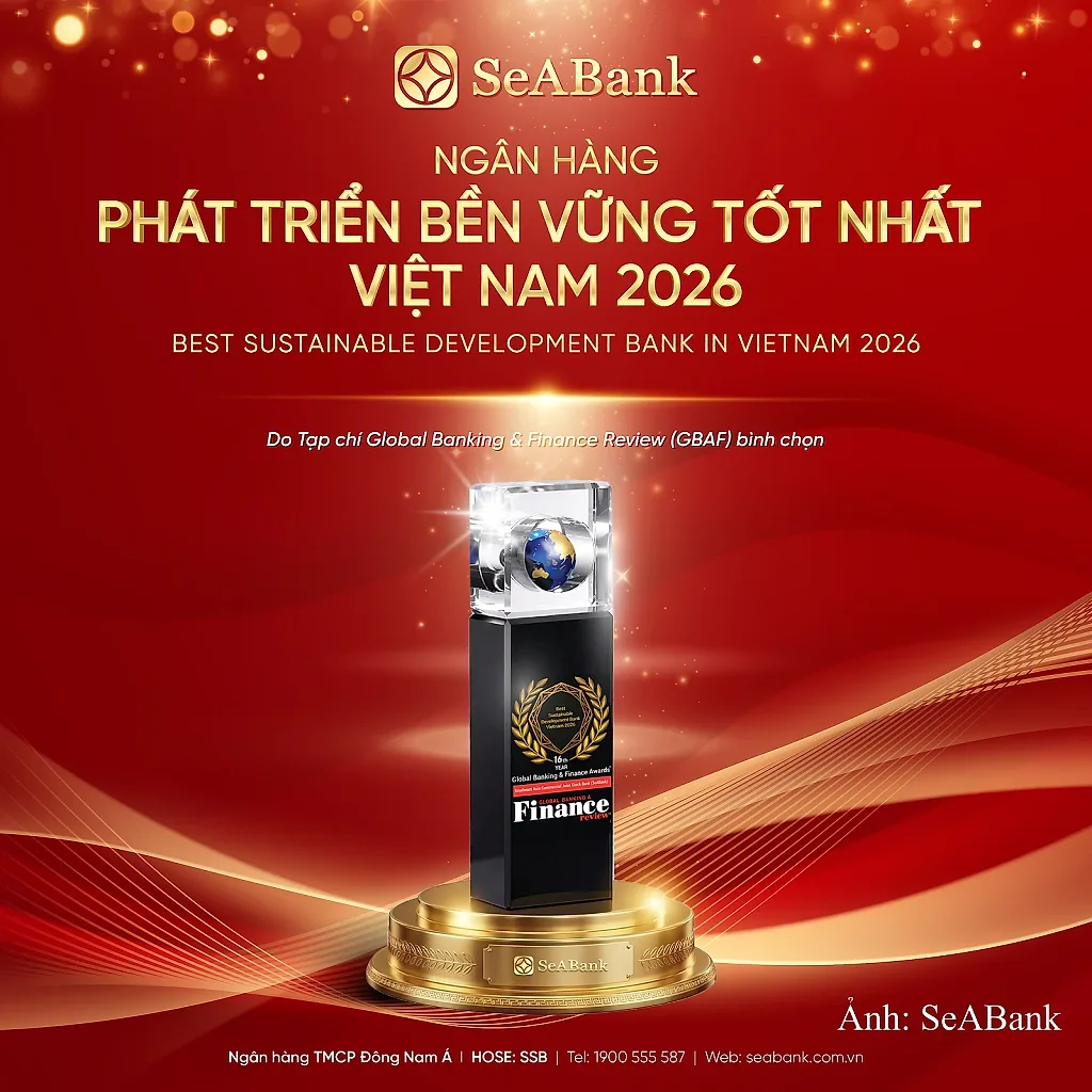 SeABank được vinh danh ở hai lĩnh vực cộng đồng và phát triển bền vững