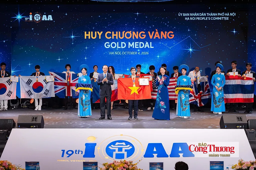 Việt Nam giành 6 Huy chương Vàng Olympic Thiên văn quốc tế