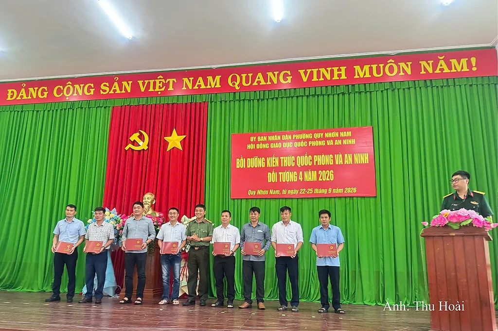 Thủy điện An Khê - Ka Nak bồi dưỡng kiến thức quốc phòng, an ninh cho người lao động