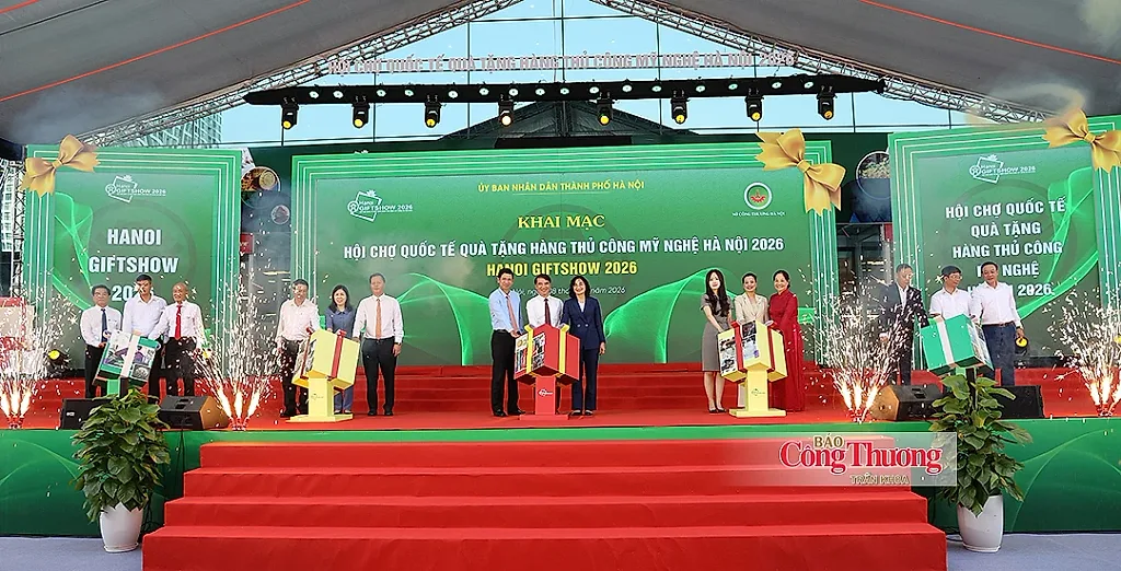 Khai mạc Hanoi Giftshow 2026: Kết nối giao thương, thúc đẩy xuất khẩu