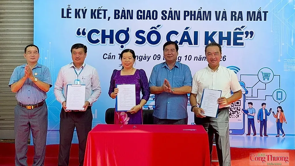 Cần Thơ ra mắt mô hình Chợ số Cái Khế, kết nối tiểu thương