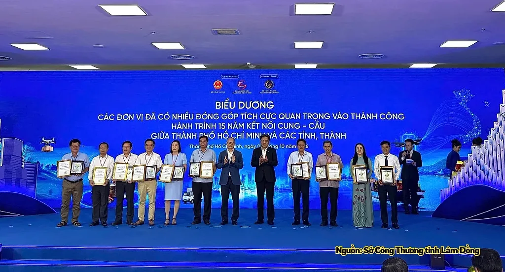 Lâm Đồng: 32 doanh nghiệp kết nối cung cầu tại TP. Hồ Chí Minh