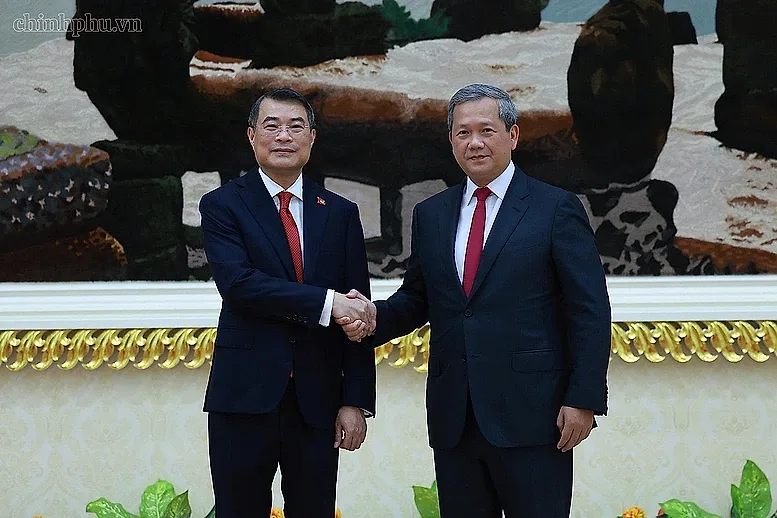 Thủ tướng Chính phủ Lê Minh Hưng hội đàm với Thủ tướng Campuchia Hun Manet